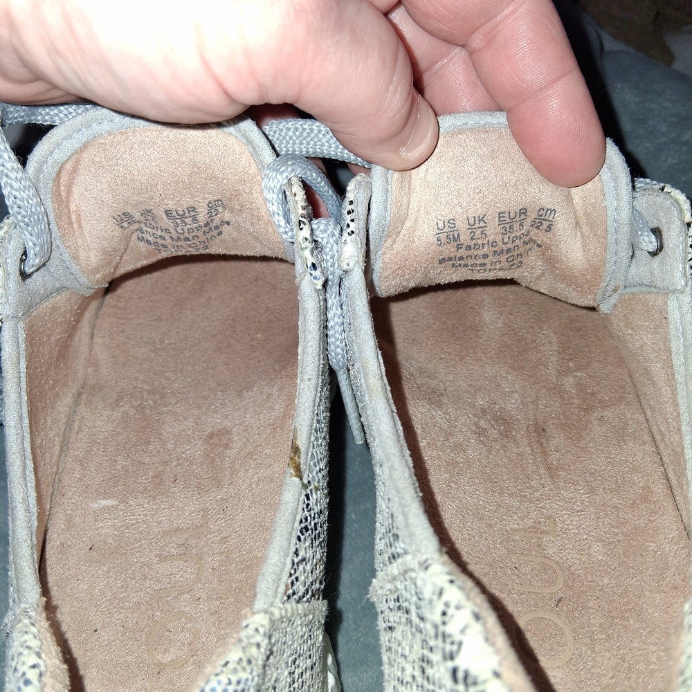 Chic Snakeskin Pattern Sneakers - image 5